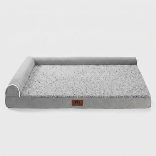 WESTERN HOME Orthopedic Extra Large L-Shaped Dog Bed with Washable Cover