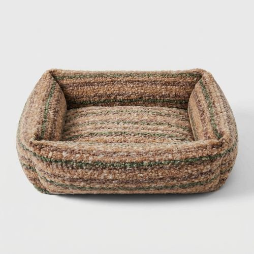 WESTERN HOME WH High-Back 4-Sided Bolster Medium Dog Bed Brown